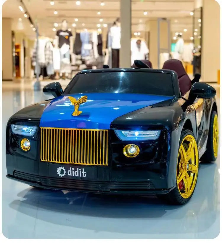 12V Electric 4-Wheel Ride-On Car for Ages 1–8 – Remote Control, Music & LED Lights