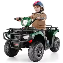 Kids 12V Ride-On ATV for Toddlers | Electric Vehicle with LED Lights, Music & Forward/Backward Drive