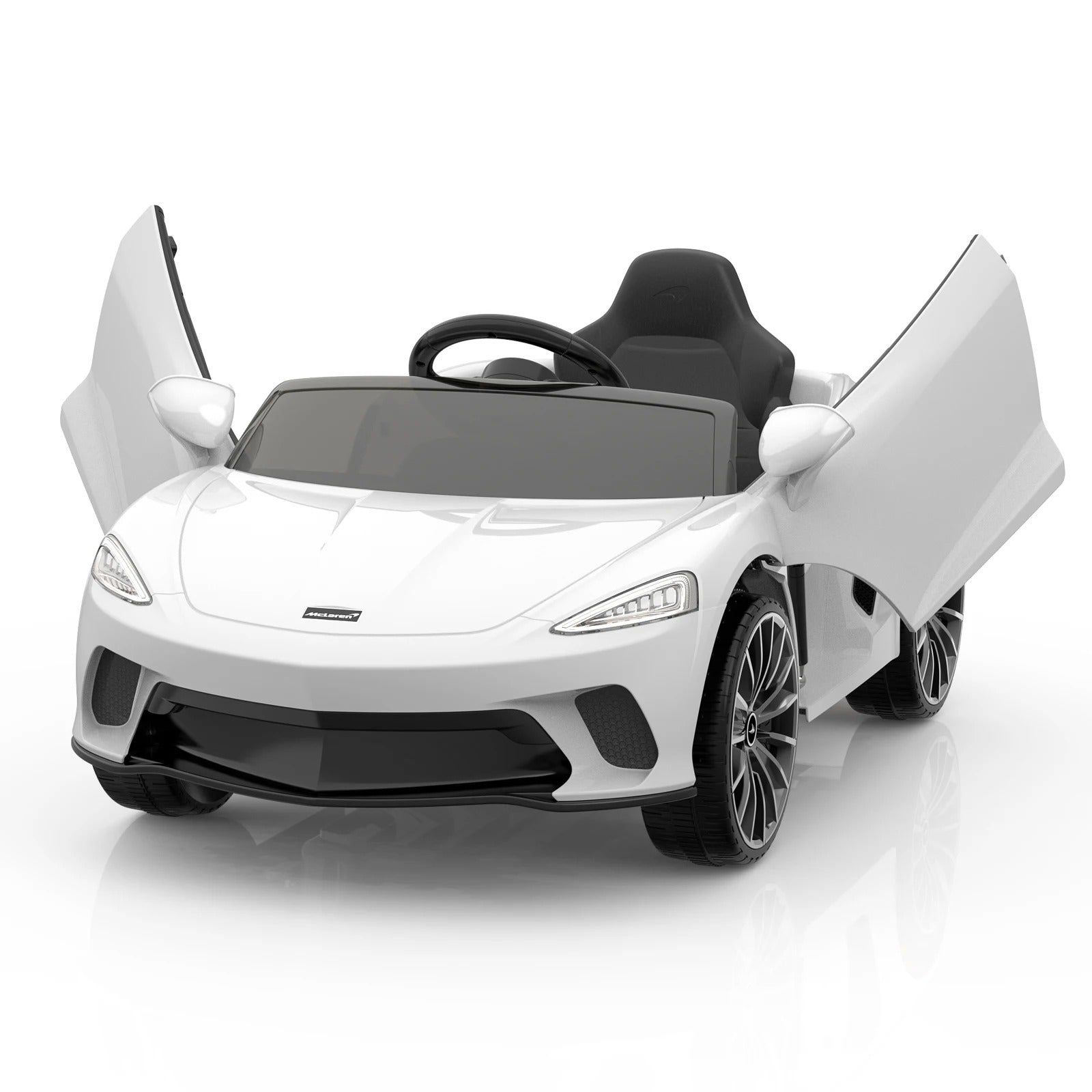 Licensed 12V Kids Ride-On Sports Car | Remote Control, LED Lights & Sound System