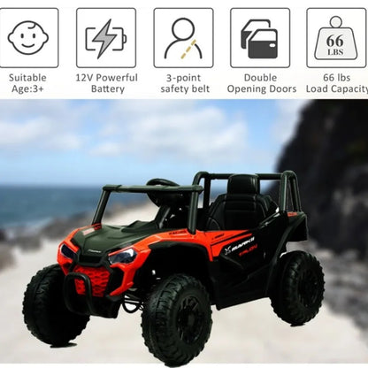 12V Kids Electric Ride-On UTV Car – Remote Control Toy Vehicle for Boys & Girls Ages 3–8