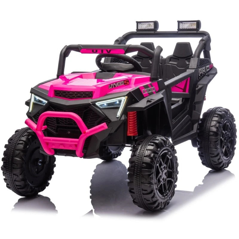 24V 400W Kids Ride-On UTV – Electric Car with Remote Control, 4-Wheel Suspension & Power Display | Ages 3–14