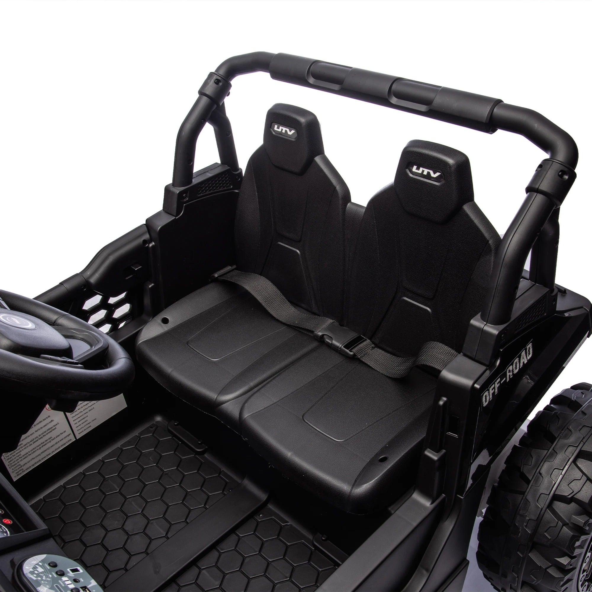 24V Kids Ride-On Car with Remote Control, Bluetooth, Music, Suspension & Storage – Electric UTV Toy for Ages 3+