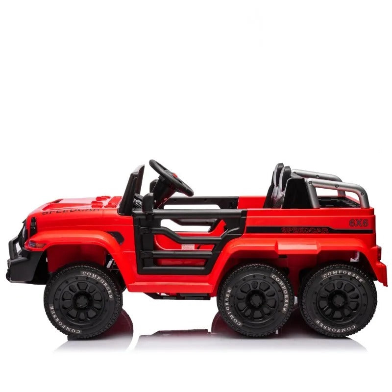 24V Ride on Car for Kids Battery Powered Ride,Parents Can Assist in Driving,Five-Point Safety Belt,Rocking Chair Mode