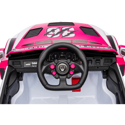 12V Kids Ride-On Car with Parental Remote Control, One-Button Start & Dual-Opening Doors