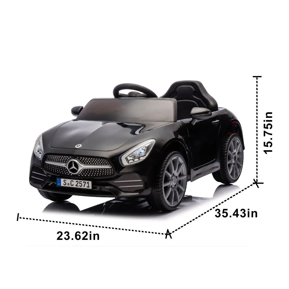 Licensed Mercedes-Benz CLS 350,12V Kids Ride On Toy Car w/Parents Control,2wd,Four-wheel suspension,Music,Bluetooth,LED Light