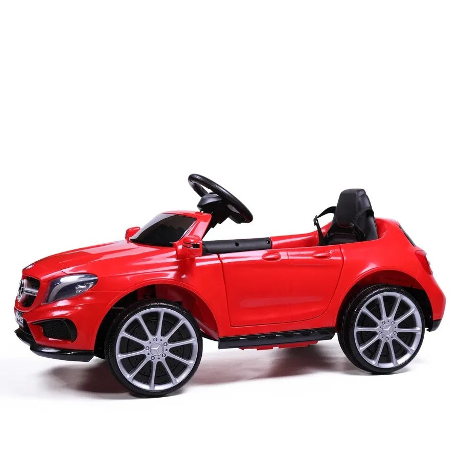 6V Licensed Electric Vehicle Kid Ride on Car with Parental Remote Control MP3 Player Headlights Opening Doors for 3-8 Red