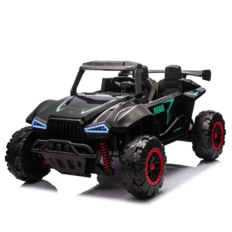 24V 2-Seater Kids Ride-On Police UTV – Electric ATV with Parental Control, 2WD & 4-Wheel Suspension