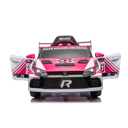12V Kids Ride-On Car with Parental Remote Control, One-Button Start & Dual-Opening Doors