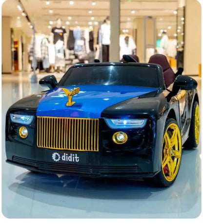 12V Electric 4-Wheel Ride-On Car for Ages 1–8 – Remote Control, Music & LED Lights