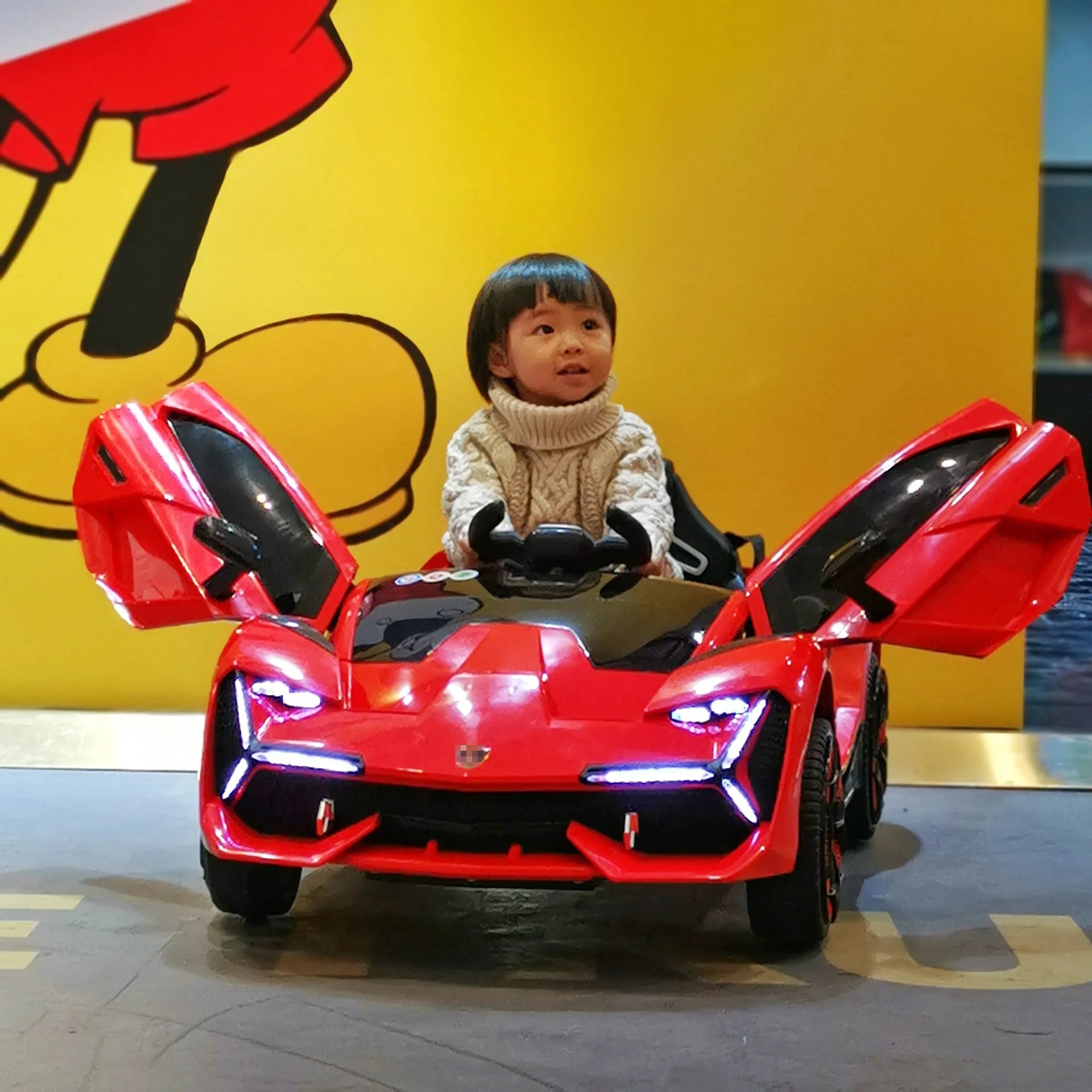 Children's Electric Vehicle With Four Wheels