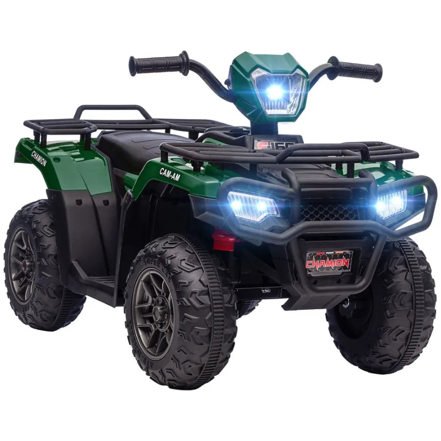 Kids 12V Ride-On ATV for Toddlers | Electric Vehicle with LED Lights, Music & Forward/Backward Drive