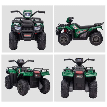 Kids 12V Ride-On ATV for Toddlers | Electric Vehicle with LED Lights, Music & Forward/Backward Drive