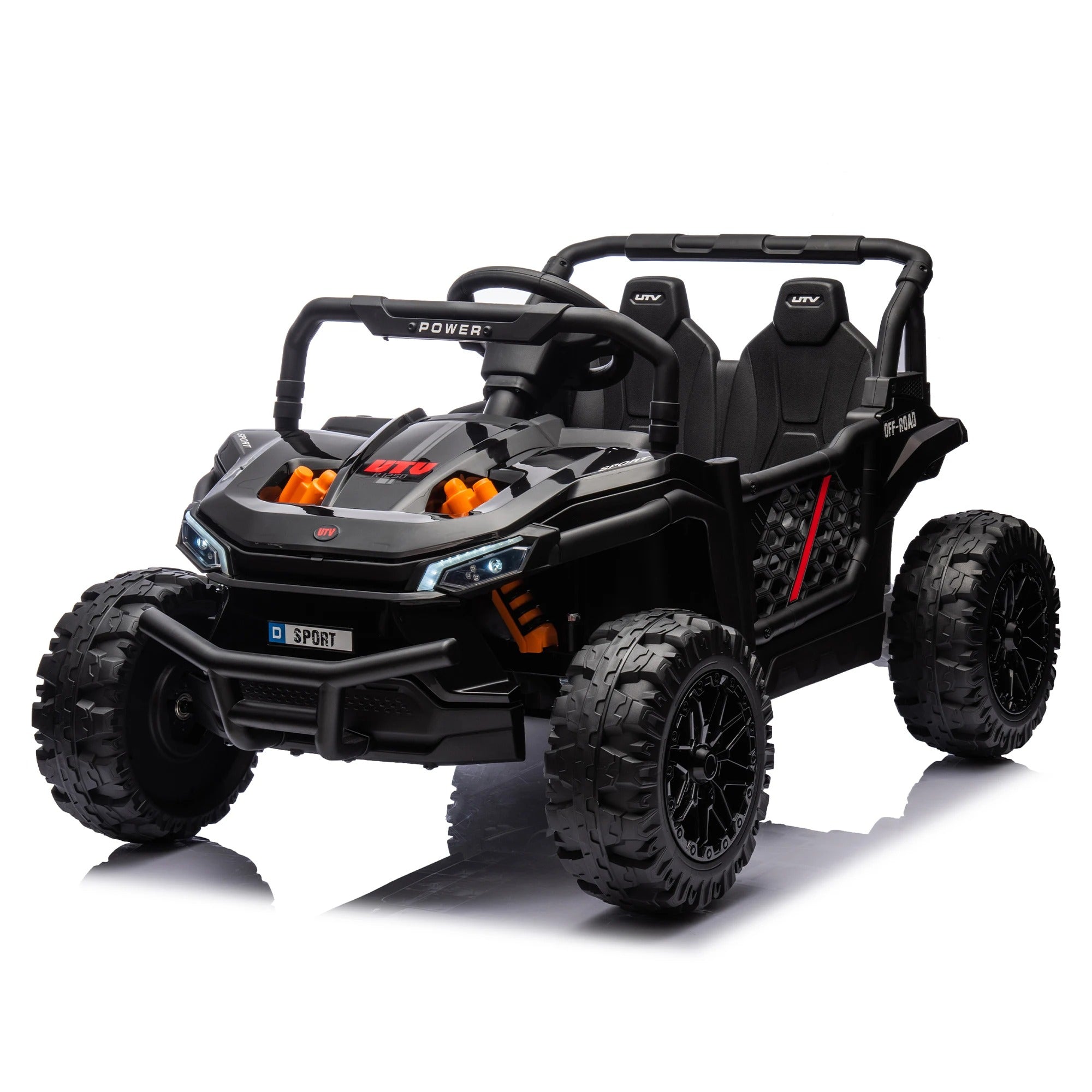 24V Kids Ride-On Car with Remote Control, Bluetooth, Music, Suspension & Storage – Electric UTV Toy for Ages 3+