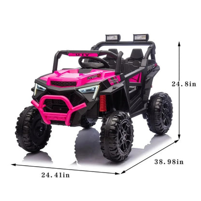 24V 400W Kids Ride-On UTV – Electric Car with Remote Control, 4-Wheel Suspension & Power Display | Ages 3–14