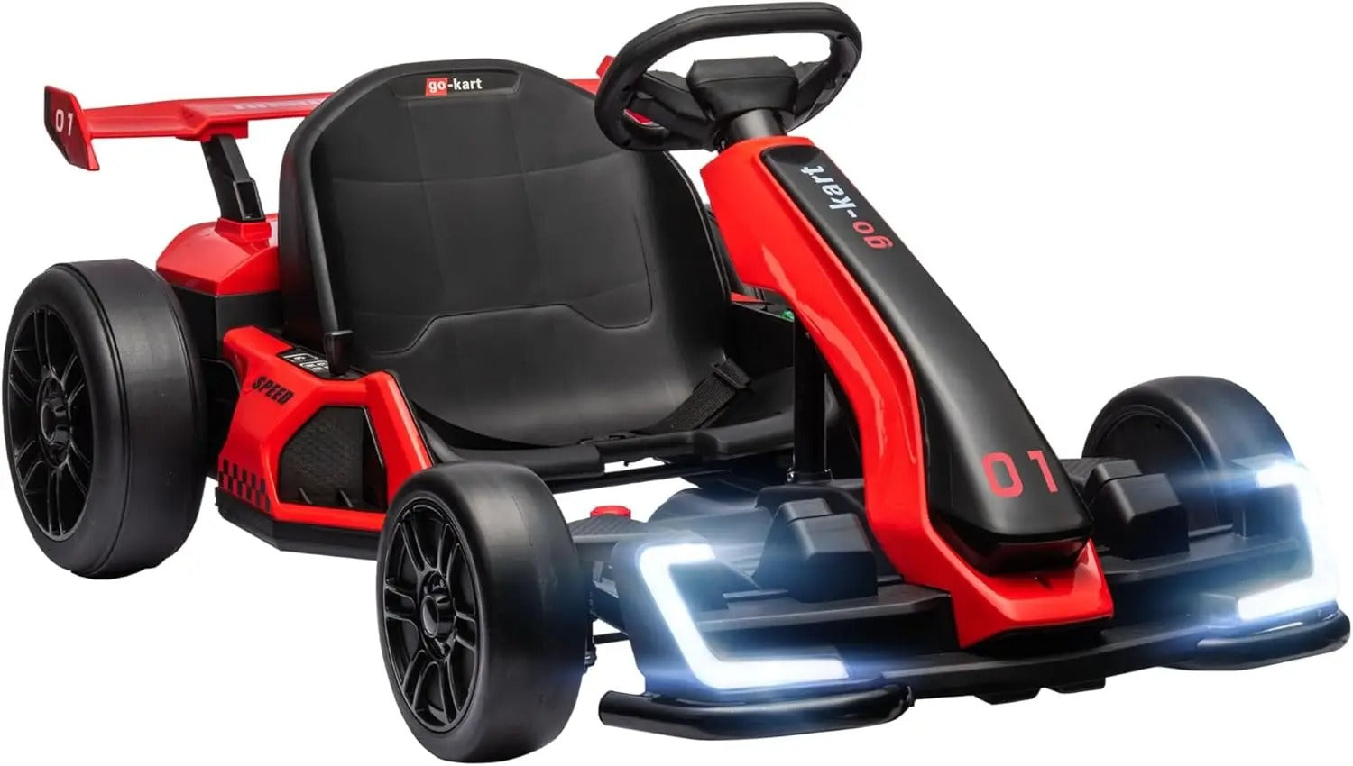 24V Go-Kart for Kids – Adjustable Seat, Drift Capable, 7.5 MPH, Slow Start