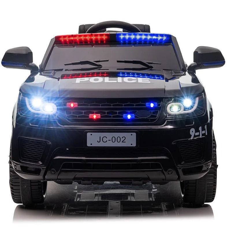 12V - Big Size Police Truck for Kids(4 Wheel Drive)