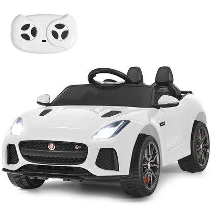 12V Licensed Jaguar F‑Type SVR Kids Ride‑On Car – Remote Control, MP3, LED Lights