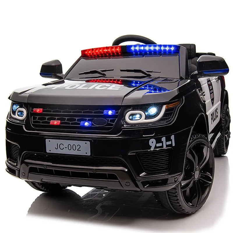 12V - Big Size Police Truck for Kids(4 Wheel Drive)