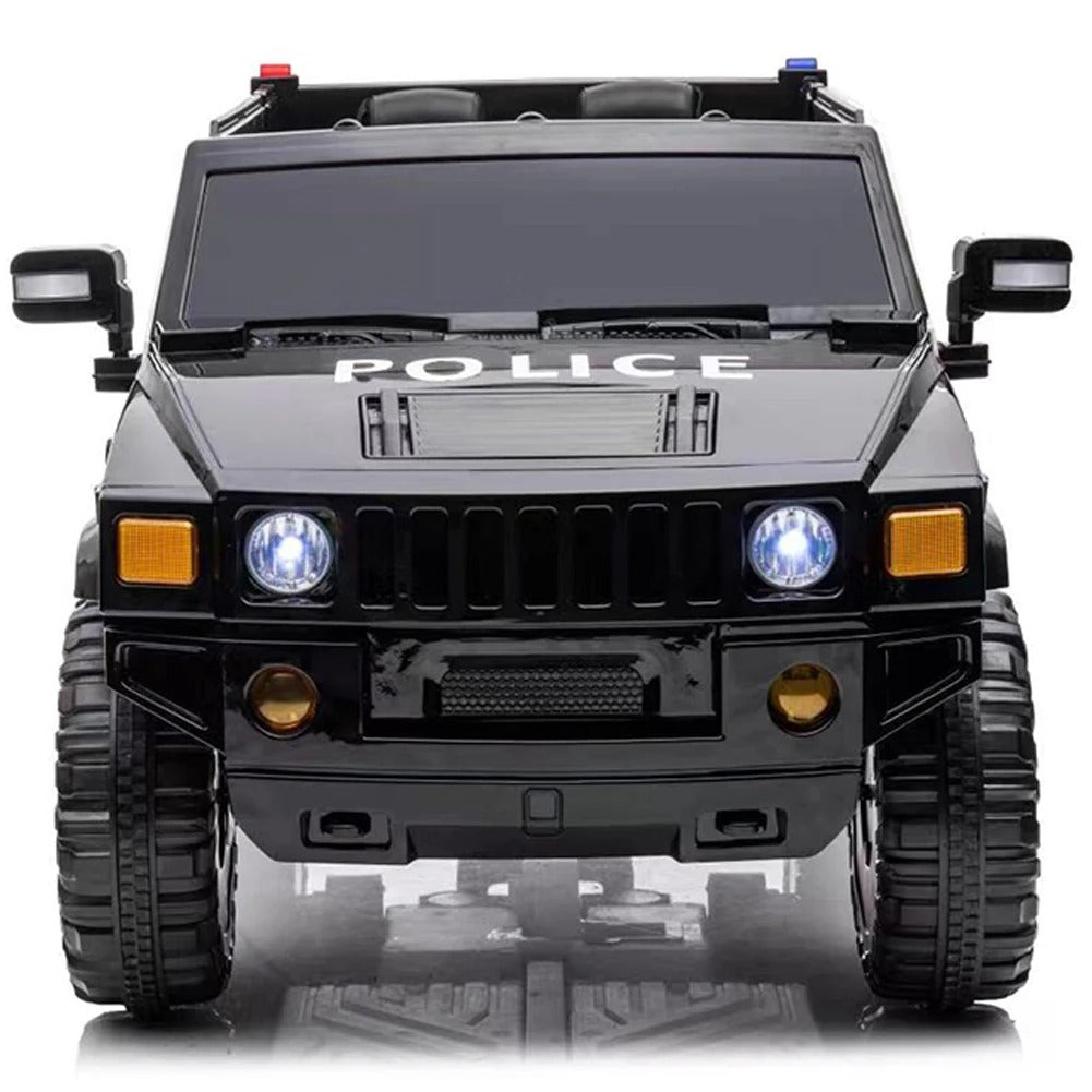 12V - Ride On Police Car/Truck For Kids - 4WD With Safety Belts