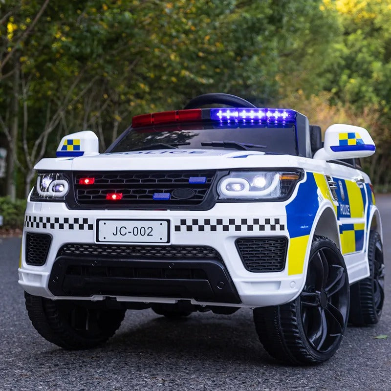 12V - Big Size Police Truck for Kids(4 Wheel Drive)