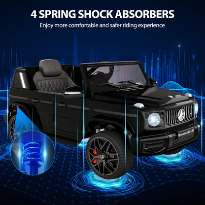 12V Mercedes‑AMG Kids Ride-On Car – Remote Control, 3 Speeds, Suspension & Music