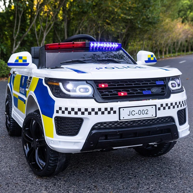 12V - Big Size Police Truck for Kids(4 Wheel Drive)