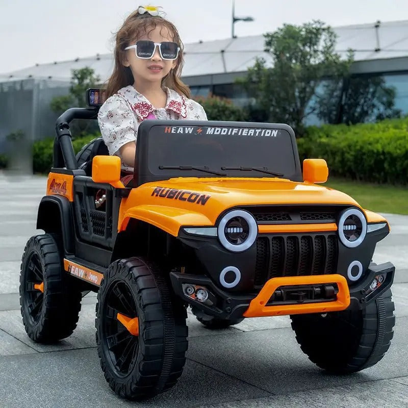 12V Kids 4-Wheel Drive Electric Ride-On Car – Off-Road Remote Controlled ATV for Kids