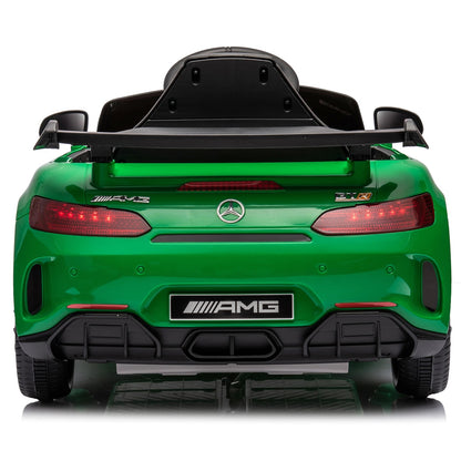 Dual Drive 12V Mercedes-Benz Sports Car for Kids – Green | 4.5Ah Battery, 2.4G Remote Control, Licensed Ride-On