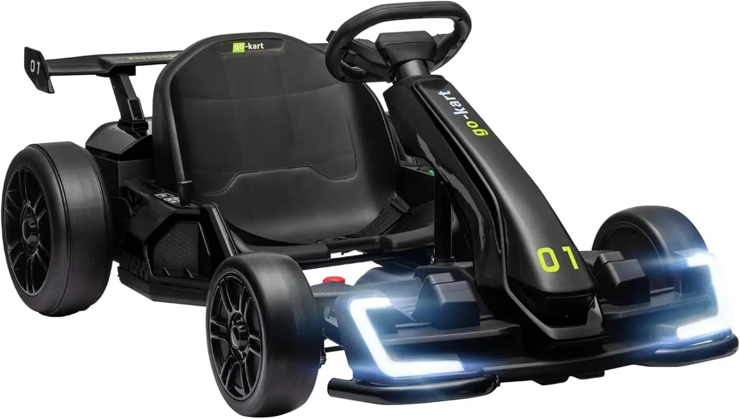 24V Go-Kart for Kids – Adjustable Seat, Drift Capable, 7.5 MPH, Slow Start