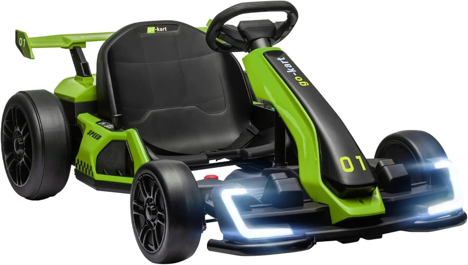 24V Go-Kart for Kids – Adjustable Seat, Drift Capable, 7.5 MPH, Slow Start