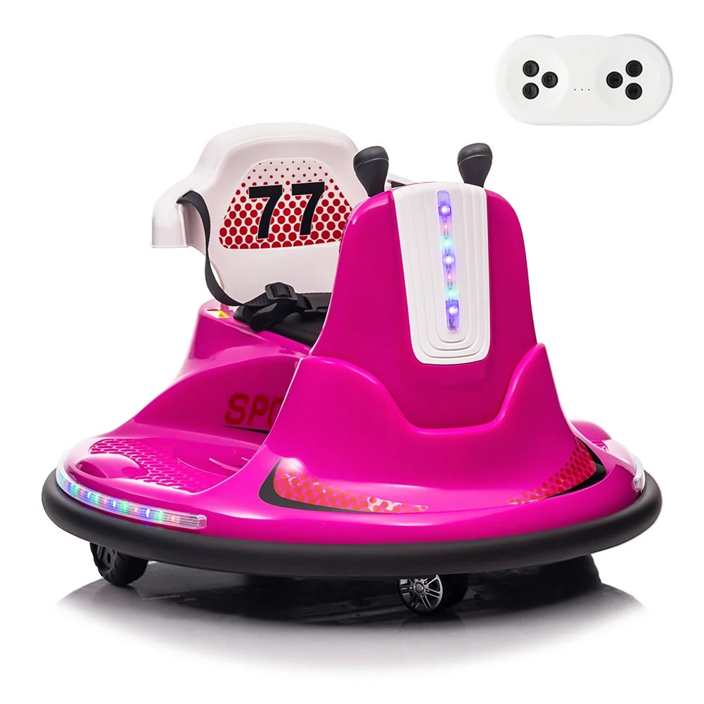 6V Kids Ride-On Electric Bumper Car with Remote | Lights & Music