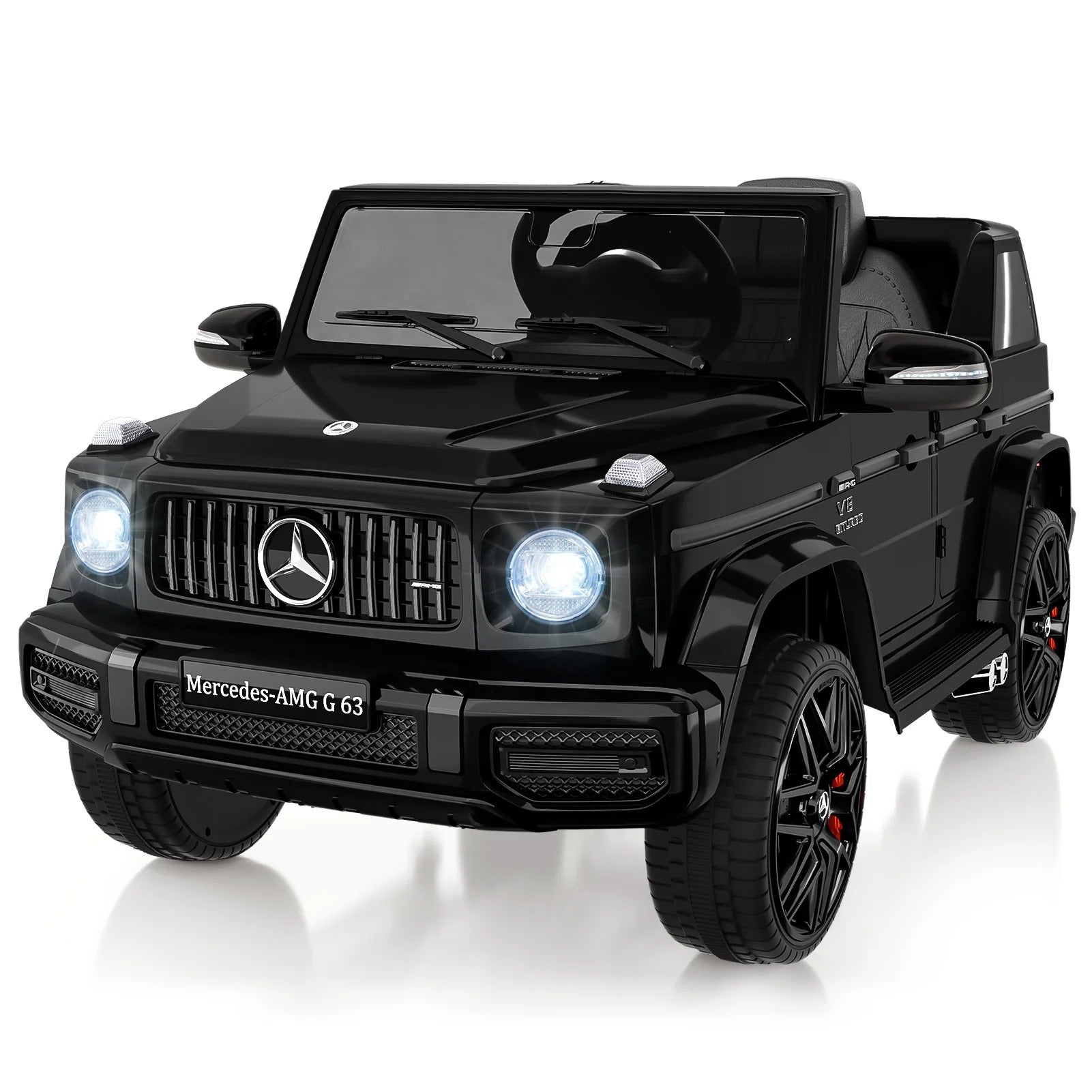 12V Mercedes‑AMG Kids Ride-On Car – Remote Control, 3 Speeds, Suspension & Music