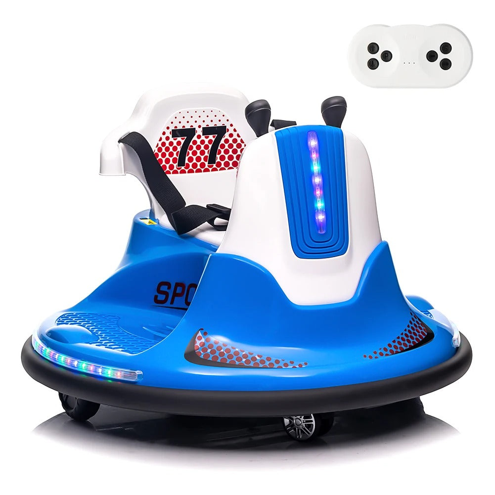 6V Kids Ride-On Electric Bumper Car with Remote | Lights & Music